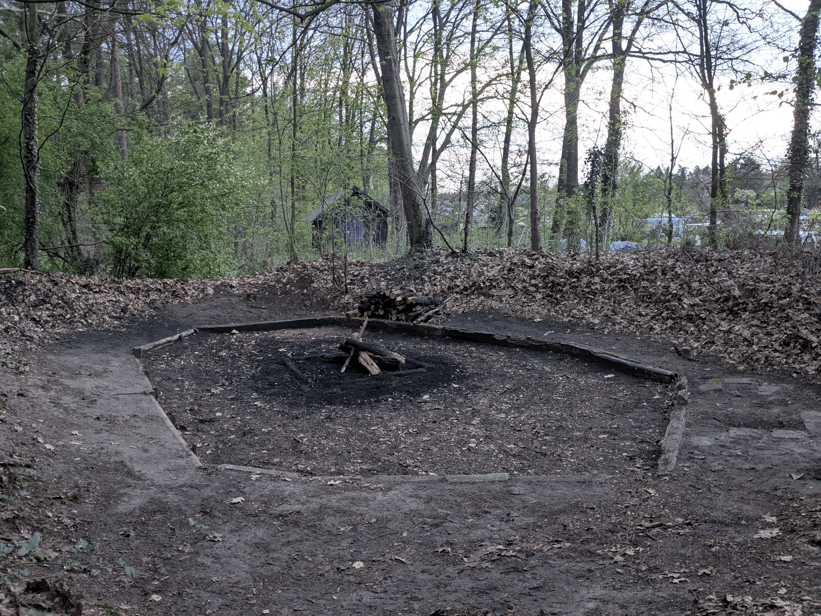 Scouting Balmoral terrein - Ingang kampvuurkuil